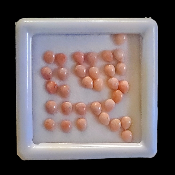 NEW Oregon Sunrise Peach Opal Pear-Shaped Gemstones (4.51 ctw.) - Picture 2 of 6